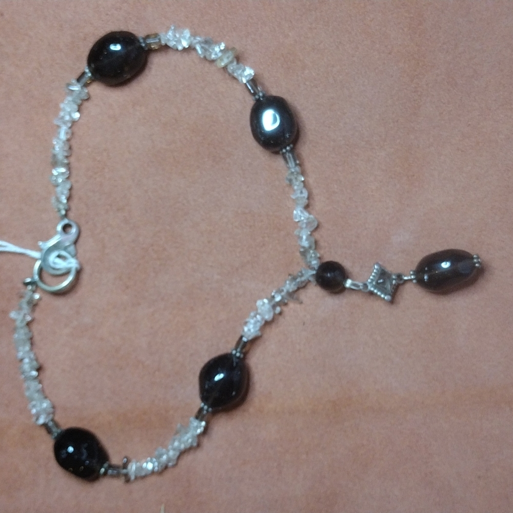 15-1/2" Smokey Quartz Necklace